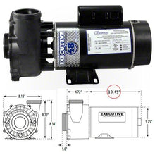 Load image into Gallery viewer, Waterway Executive 1.5 HP 2 Speed 48 Frame 230 Volt Pump 3420620-1A

