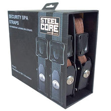 Load image into Gallery viewer, Steel Core Spa Security Straps - Set of 2
